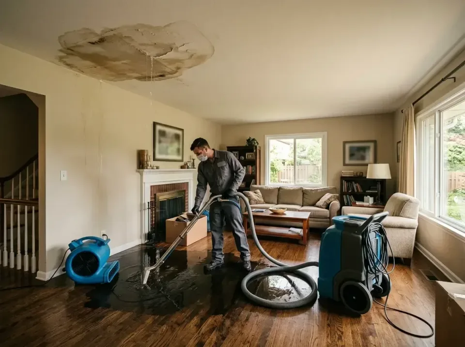 attic-pipe-burst-ceiling-drip-008 — frequently asked questions, Water Damage Restoration & Carpet Care in Lockport, IL